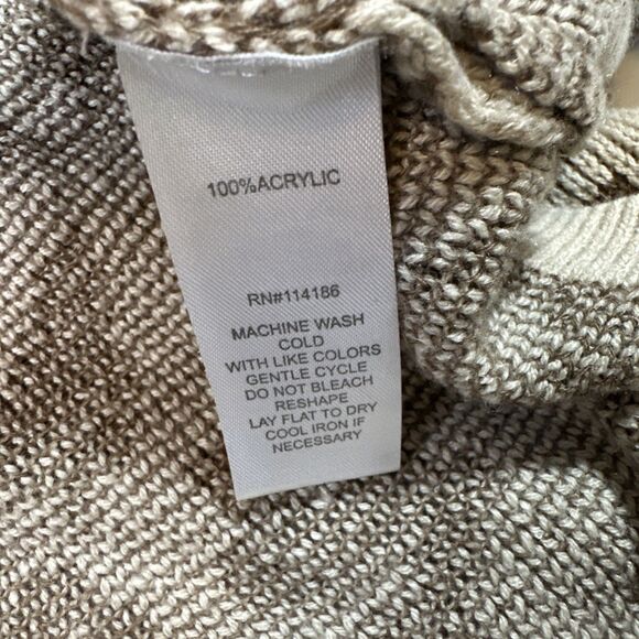 89th & Madison Women’s Large Brown Leopard Print Long Sweater Cardigan Duster - Picture 10 of 10